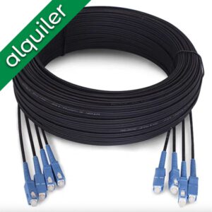 ALQUILER - Cable de fibra óptica de 4 pines - 25 metros
