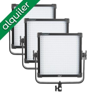 ALQUILER - K4000S Kit de 3 paneles led con pie y alimentación