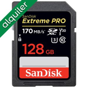 ALQUILER - Sandisk SDXC 128Gb - 170Mb/s