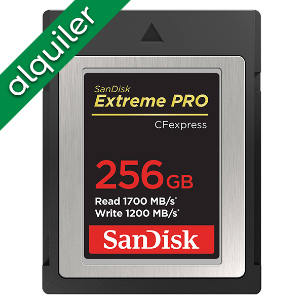 ALQUILER - Sandisk CFExpress Tipo B - 256 GB