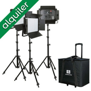 ALQUILER - Nanlite CN-1200CSA - Kit de 3 luces LED